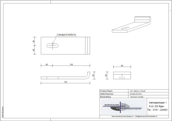 J01 | S60x8 | L170x25 - Afbeelding 2