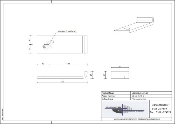 J02 | S60x8 | L170x25 - Afbeelding 2