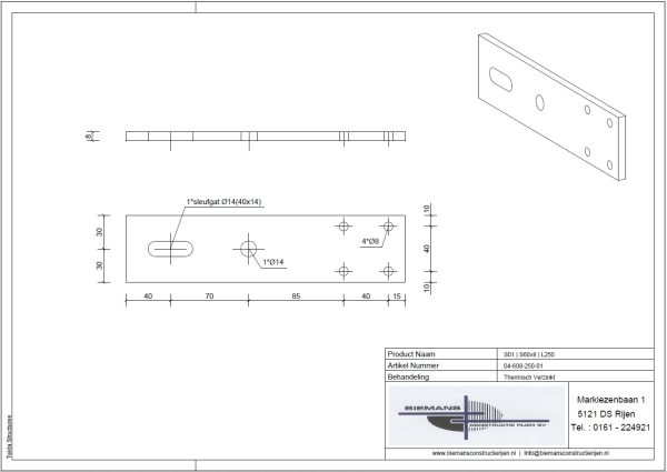 S01 | S60x8 | L250 - Afbeelding 2