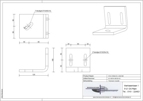 H10 | S100x10 | L120x100 - Afbeelding 2